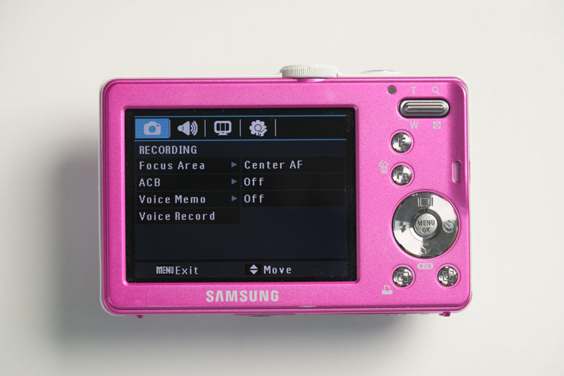 Samsung L201 Digital Camera - Pink