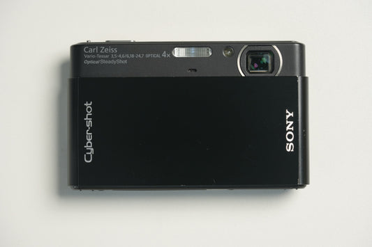 Sony Cybershot DSC-T77 Digital Camera - Gloss Black
