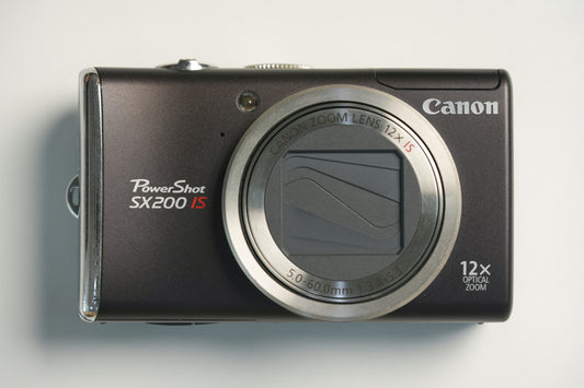 Canon Powershot SX200 IS Digital Camera - Brown