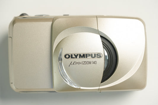 Olympus U mju Zoom 140 Film Camera - Champagne