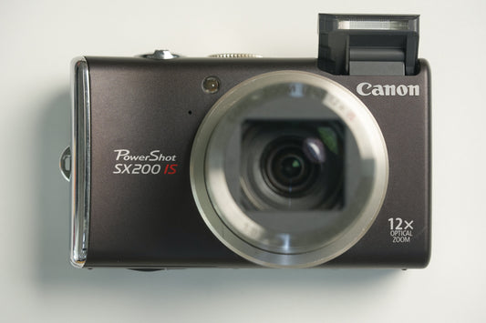 Canon Powershot SX200 IS Digital Camera - Brown