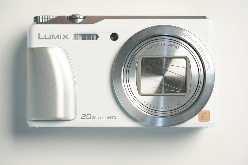 Lumix ZS-35 Flip Screen Digital Camera - White