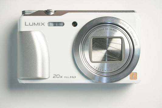 Lumix ZS-35 Flip Screen Digital Camera - White