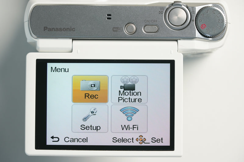 Lumix ZS-35 Flip Screen Digital Camera - White