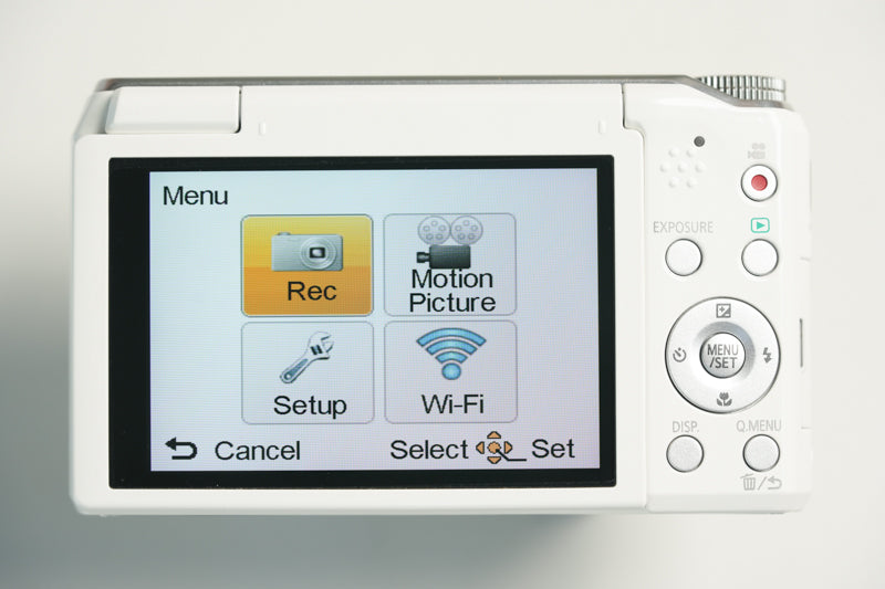 Lumix ZS-35 Flip Screen Digital Camera - White