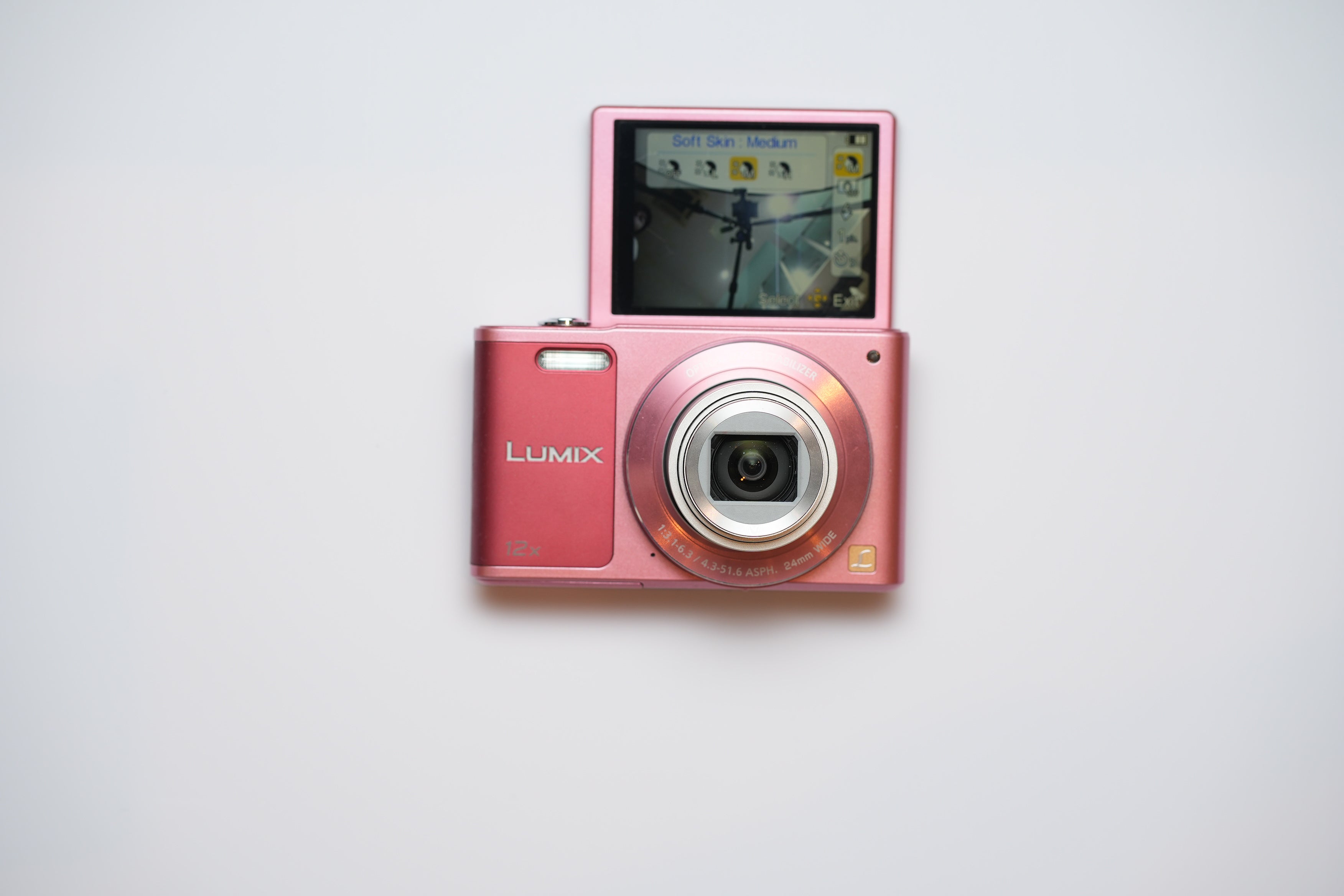 Lumix SZ10 Flip Screen Digital Camera - Metallic Pink (Ultra Rare)