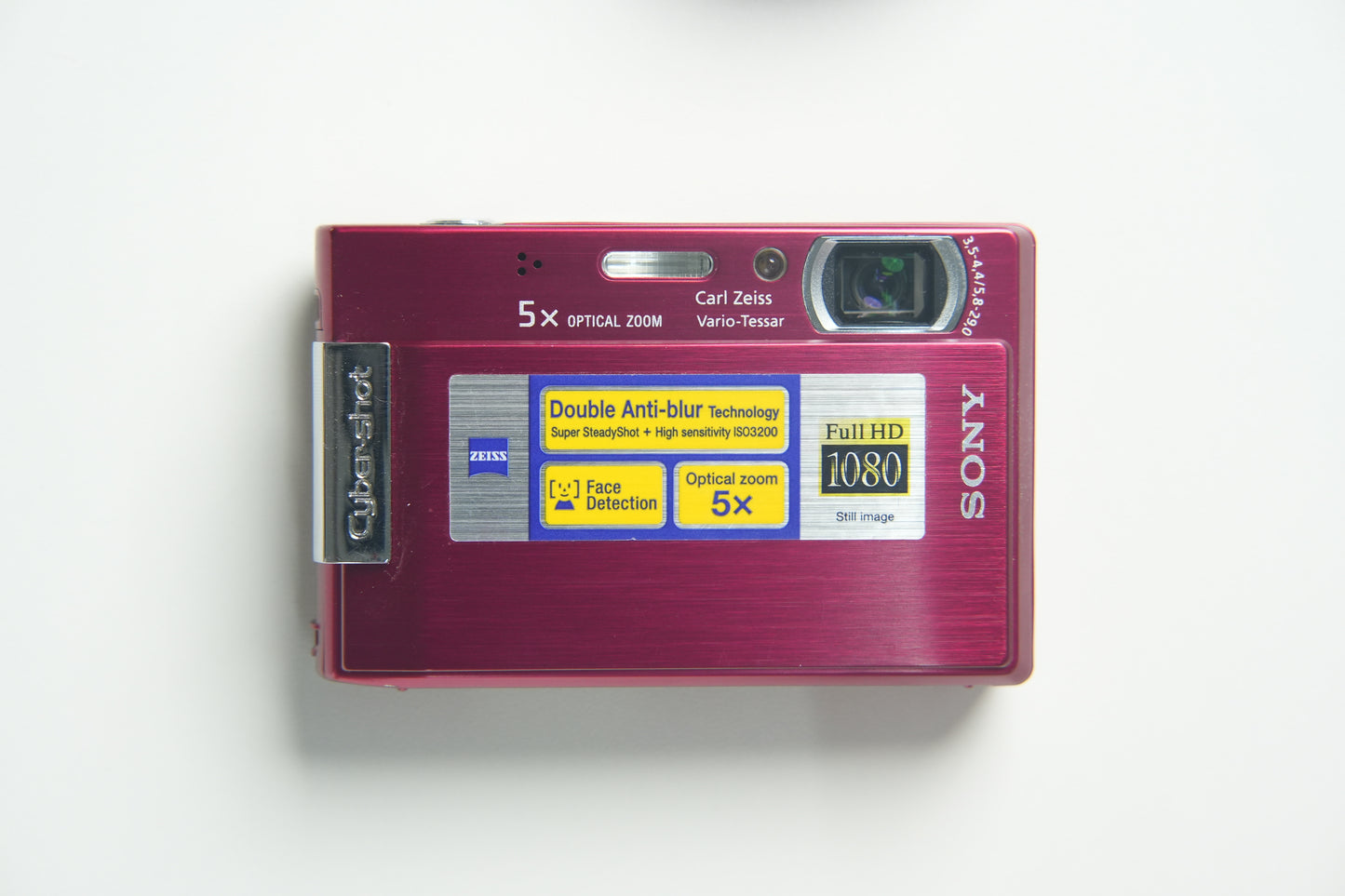 Sony DSC-T100 Digital Camera - Metallic Red