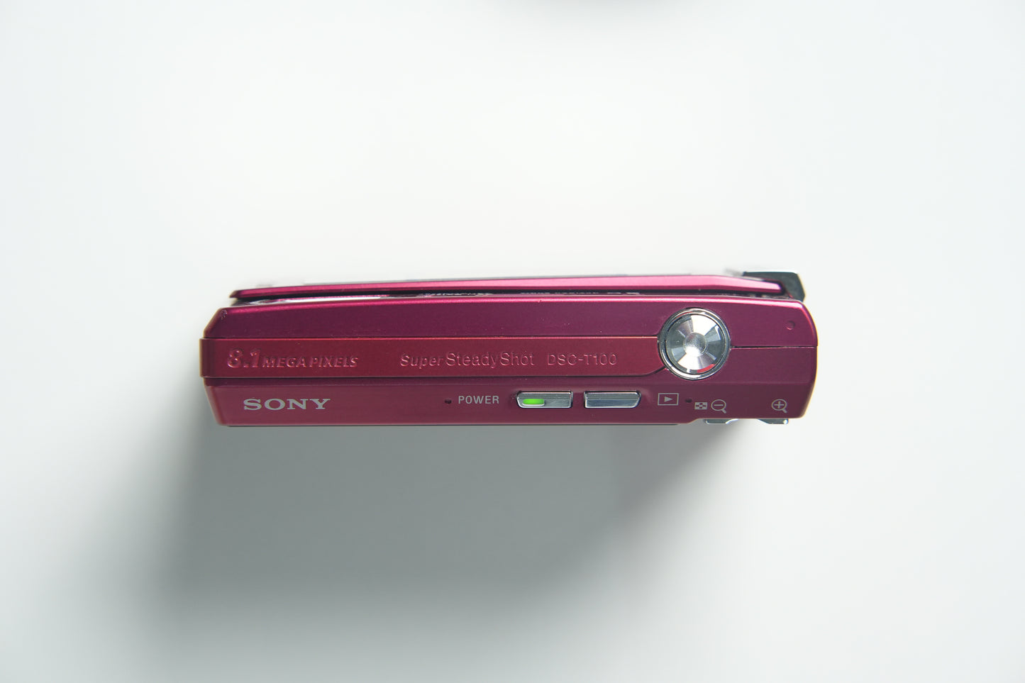 Sony DSC-T100 Digital Camera - Metallic Red