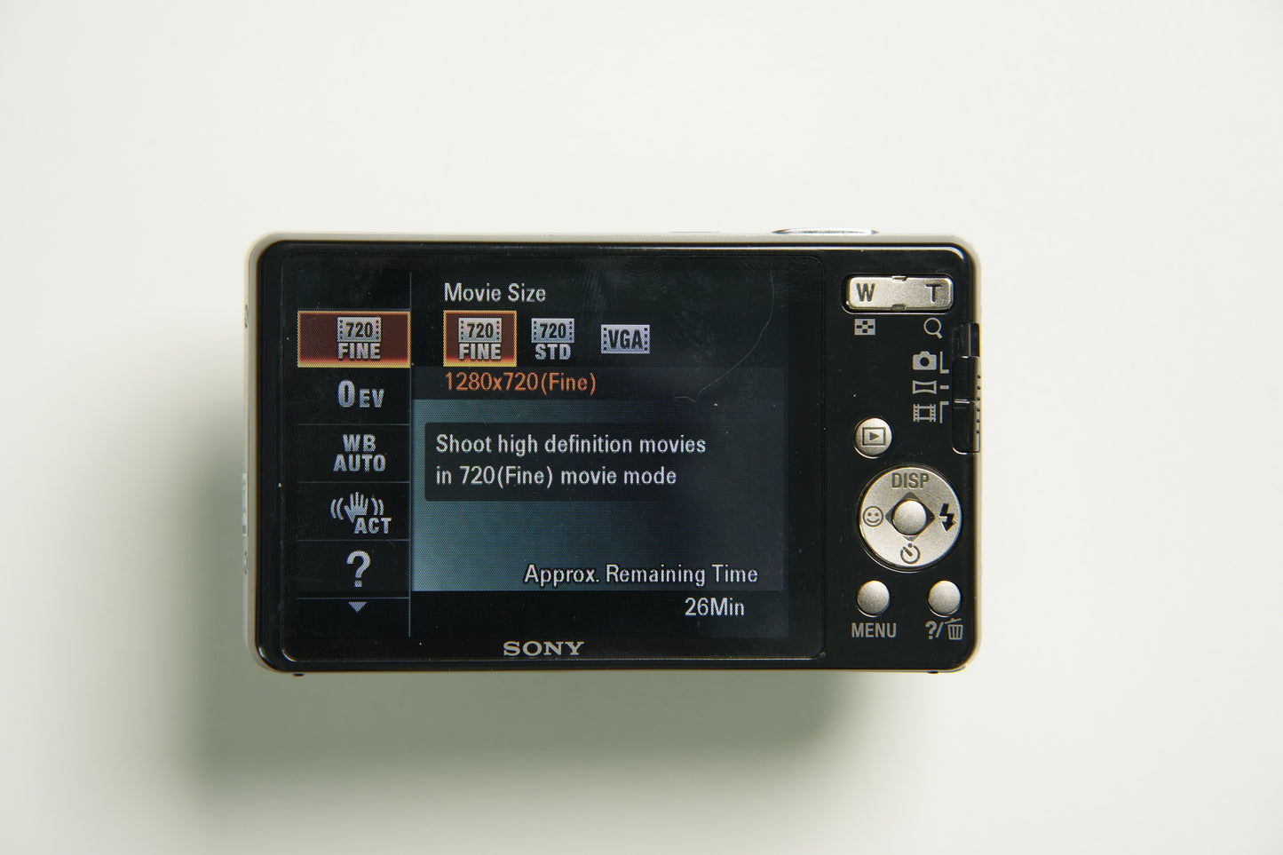 Sony Cybershot DSC-W690 Digital Camera - Silver