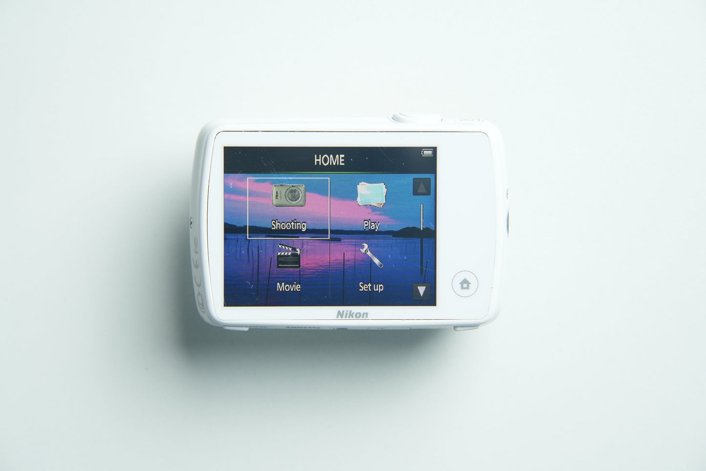 Nikon Coolpix S01 Digital Camera - Gloss White