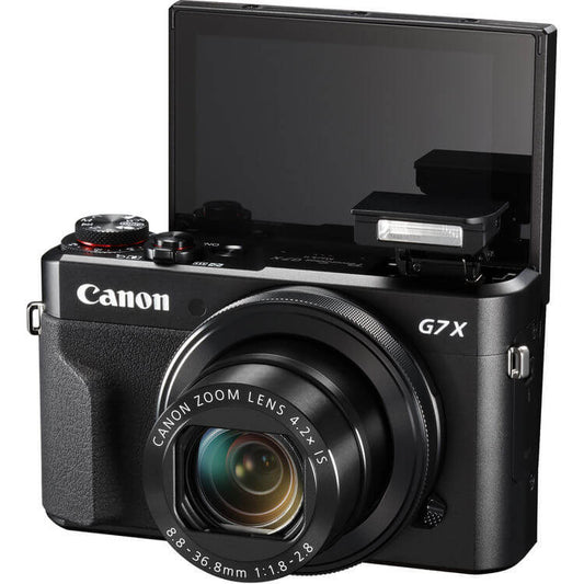 Canon Powershot G7X Mark II Flip Screen Digital Camera - Black