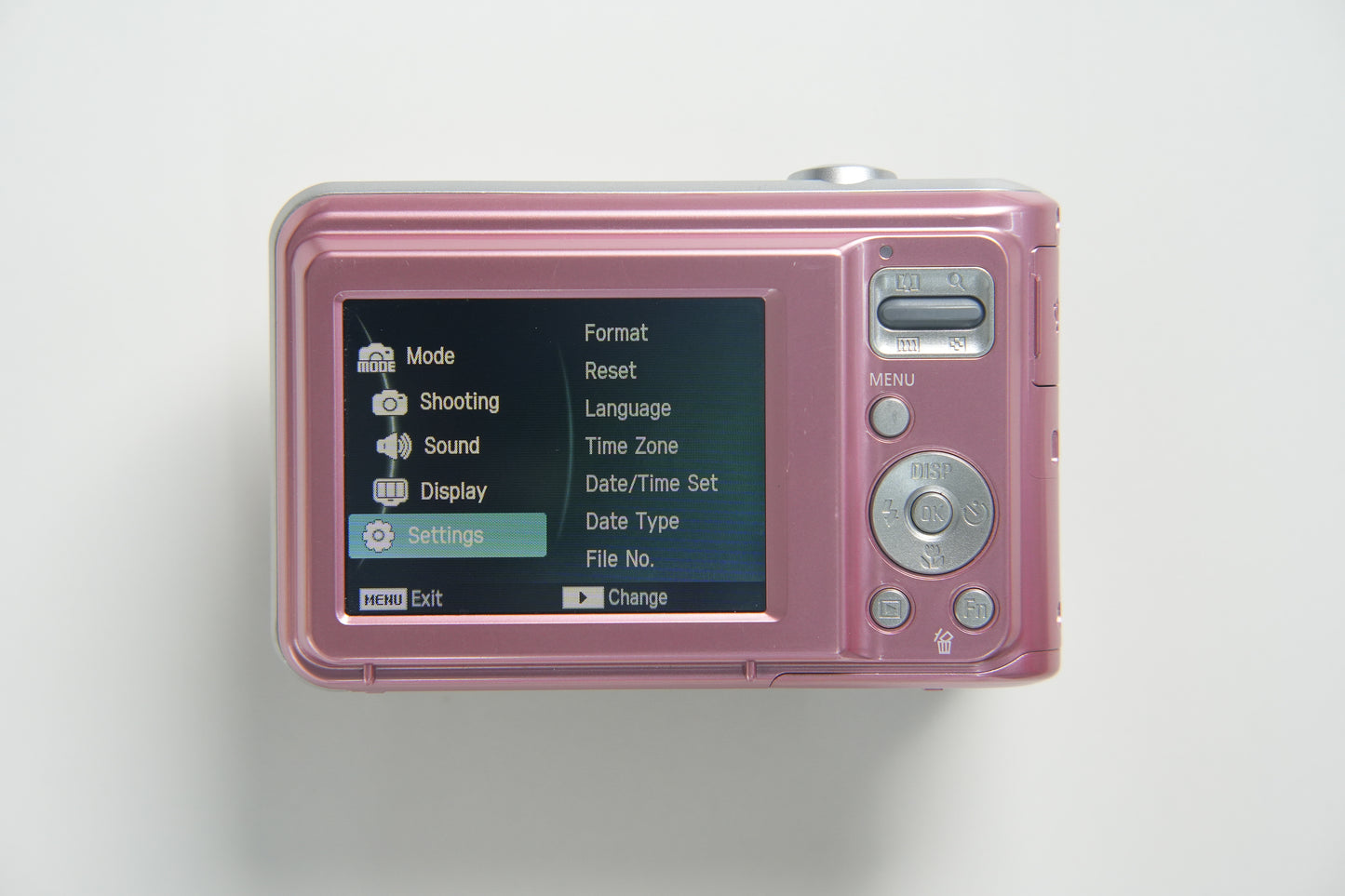 Samsung ES28 Digital Camera - Metallic Pink