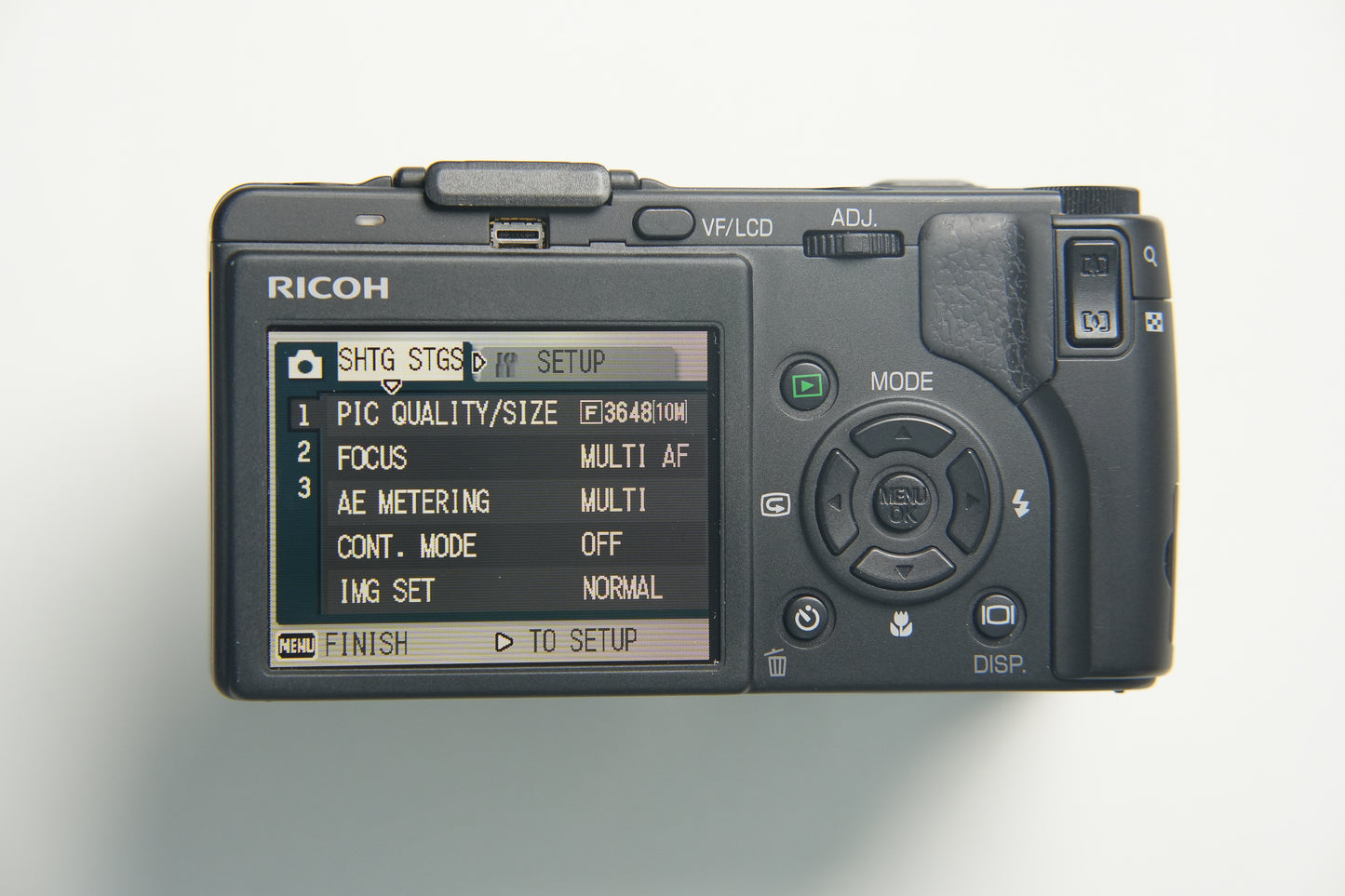 Ricoh Caplio GX 100 Digital Camera - Matte Black