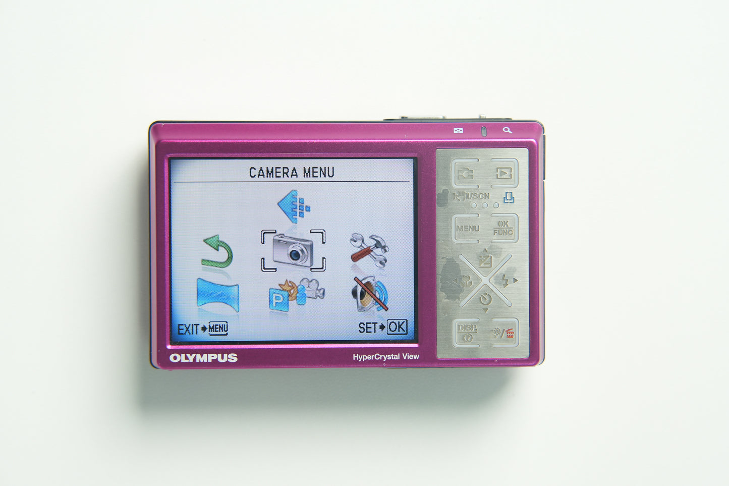 Olympus Mju 1070 Digital Camera - Metallic Pink