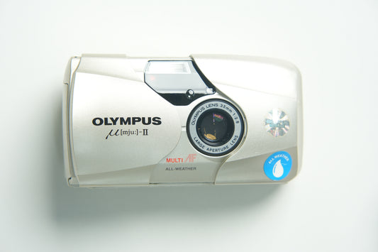 Olympus Mju II Film Camera - Matte Gold